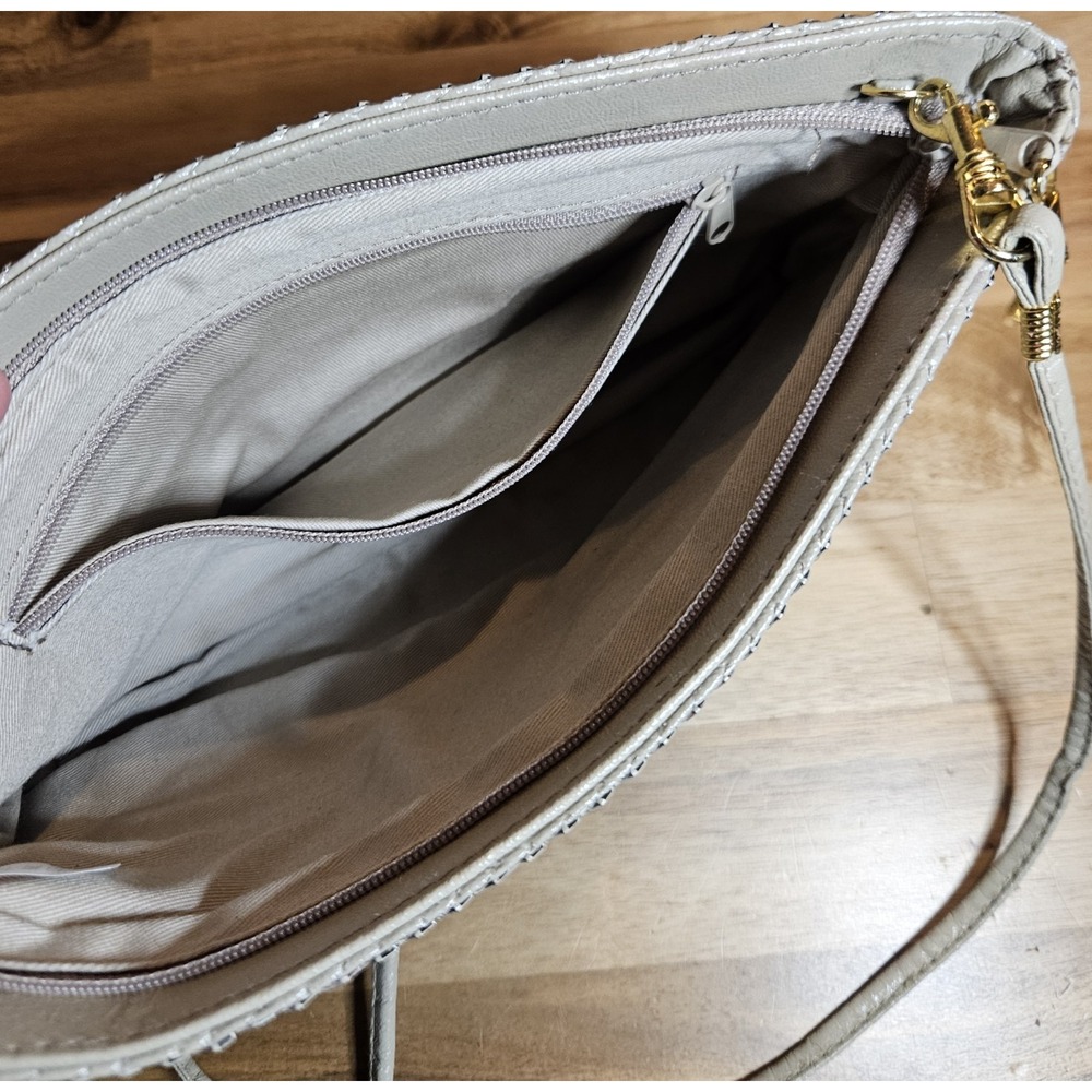 Metal Mesh‎ Purse Vintage Inspired Tan Evening Bag - Picture 4 of 7